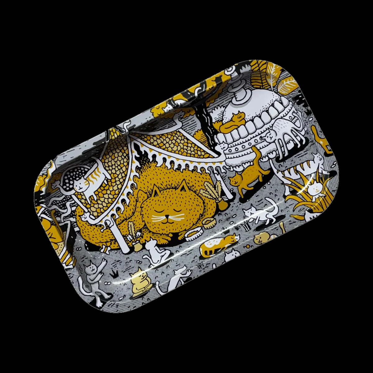 Slimjim × Jacob Kitty Temple Rolling Tray — Medium cannabis product in the Space Gardens Phuket catalogue