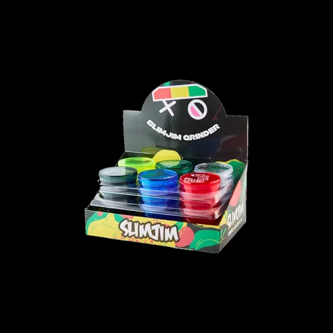 Slimjim Plastic Grinder — 3-piece cannabis product in the Space Gardens Phuket catalogue