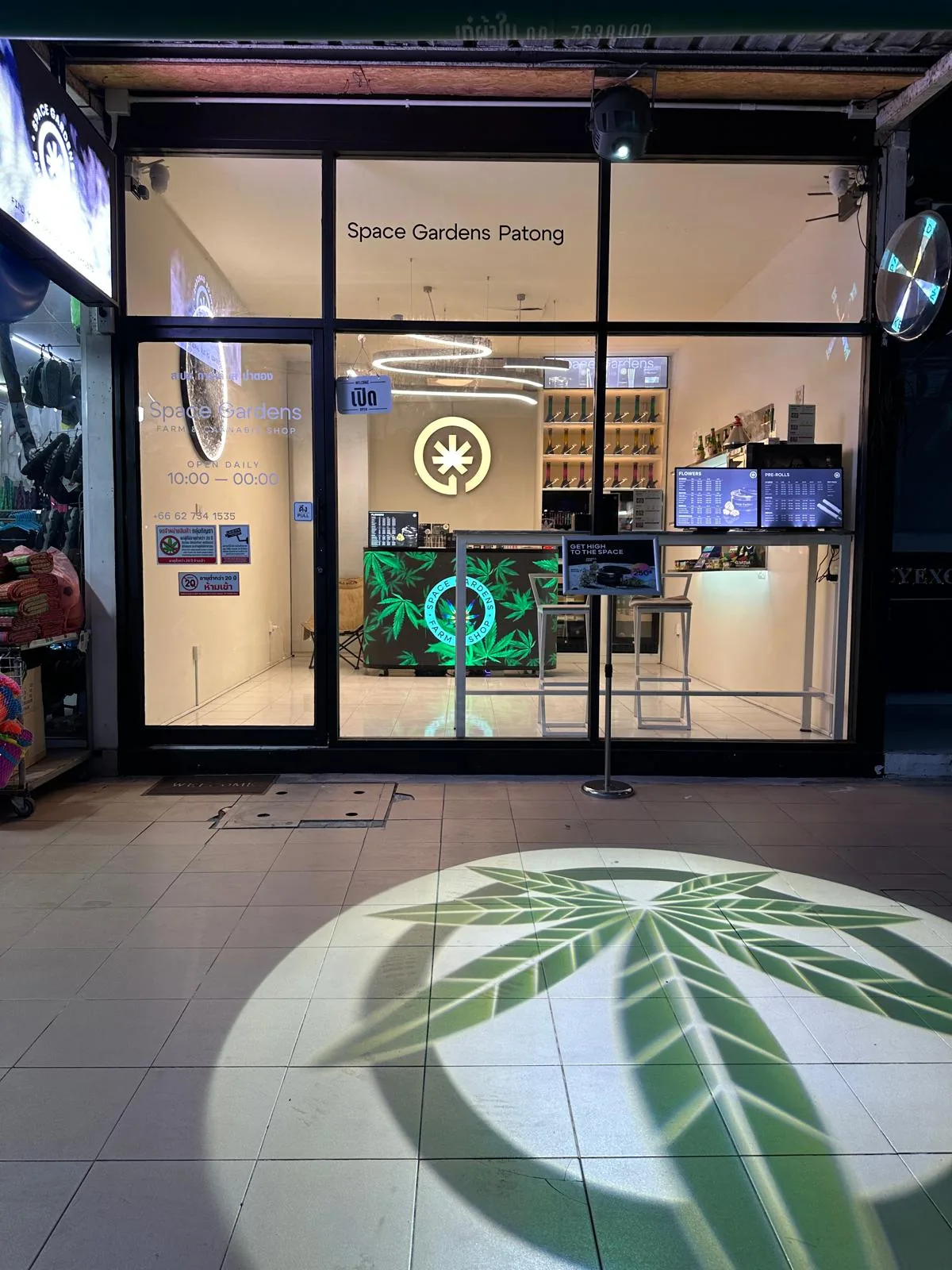 Space Gardens Patong storefront at Future Plaza Patong