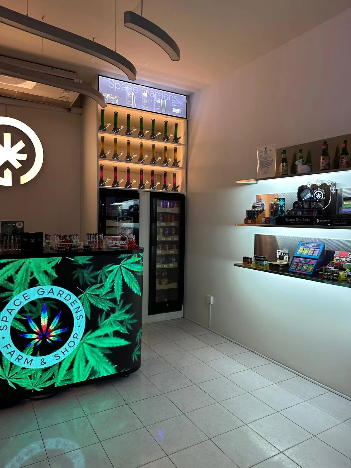 Space Gardens Patong interior with product display